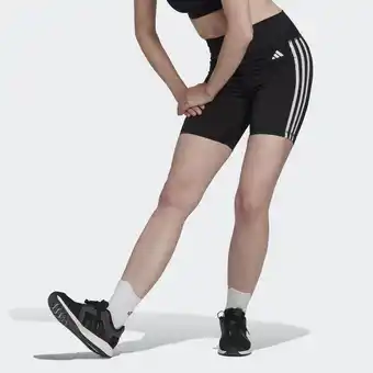 Decathlon Training essentials 3-stripes high-waisted korte legging aanbieding