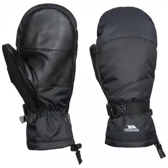 Decathlon Unisex volwassenen adarek lederen skihandschoen (zwart) aanbieding
