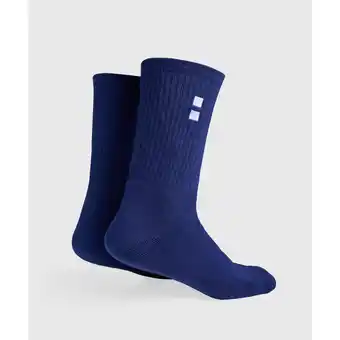 Decathlon Club tennis/padel sokken heren marineblauw 2 paar aanbieding