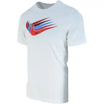Decathlon T-shirt nike sportswear swoosh, wit, mannen aanbieding