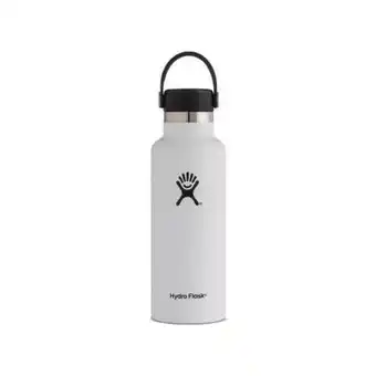 Decathlon Hydro flask standard mouth drinkfles met standaard flex cap - 532ml - zwart aanbieding