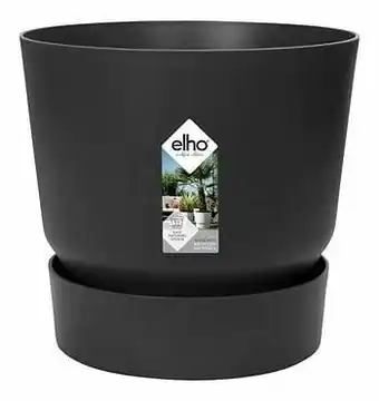 Elho bloempot Greenville Ø 39 cm Living Black