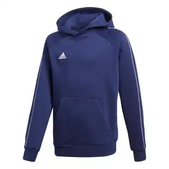 Decathlon Sweater met capuchon voor kinderen adidas core 18 aanbieding