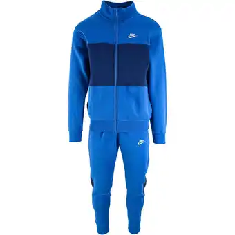 Decathlon Trainingspak nike essential fleece, blauw, mannen aanbieding