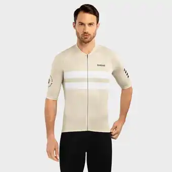 Decathlon Ultralichtgewicht shirt wielrennen siroko m3 swift beige heren aanbieding
