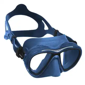 Decathlon Duikbril quantum zwart en blauw aanbieding