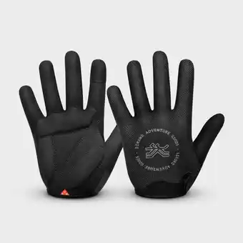 Decathlon Handschoenen gravel siroko frontier zwart heren en dames aanbieding
