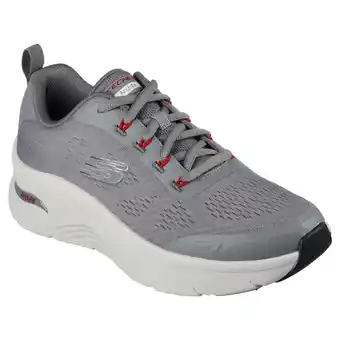 Decathlon Skechers men arch fit d'lux sumner sneakers grijs aanbieding