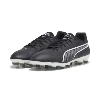 Decathlon King pro hg voetbalschoenen puma black white aanbieding