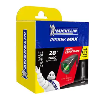 Decathlon Binnenband michelin 32/42 x 622/635 pr40 protek max a3 aanbieding