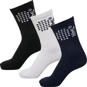 Decathlon Set van 3 paar sokken hummel hmlcourt aanbieding