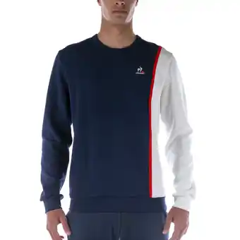 Decathlon Le coq sportif saison 1 crew sweat blauw sweatshirt volwassenen aanbieding