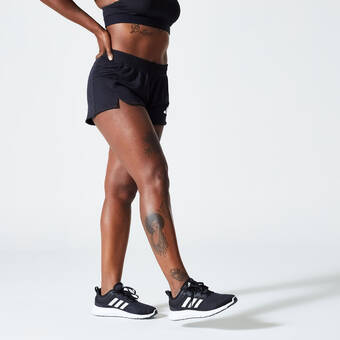 Decathlon Short voor cardiofitness dames zwart aanbieding