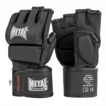 Decathlon Métal boxe handschoen voor mma-vrije gevechten aanbieding