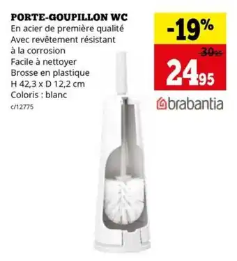 PORTE-GOUPILLON WC