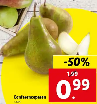 Lidl Conferenceperen aanbieding