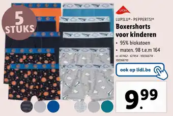 Lidl LUPILU - PEPPERTS! Boxershorts voor kinderen aanbieding