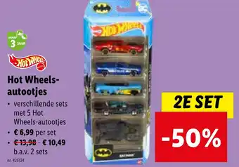 Lidl Hot Wheels autootjes aanbieding
