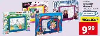 Lidl CLEMENTONI Magnetisch tekenbord aanbieding