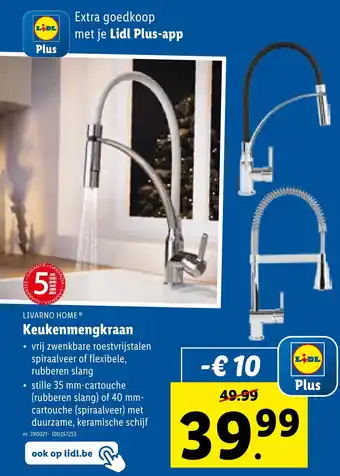 Lidl LIVARNO HOME Keukenmengkraan aanbieding