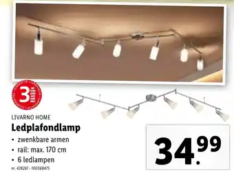 Lidl LIVARNO HOME Ledplafondlamp aanbieding
