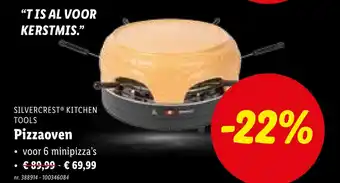 Lidl SILVERCREST® KITCHEN TOOLS Pizzaoven aanbieding
