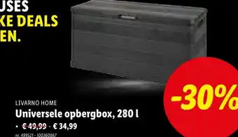 Lidl LIVARNO HOME Universele opbergbox, 280L aanbieding