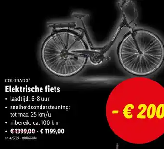 Lidl COLORADO Elektrische fiets aanbieding