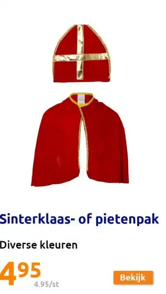 Sinterklaas- of pietenpak