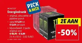 Lidl Energiedrank aanbieding