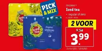 Lidl Iced tea aanbieding