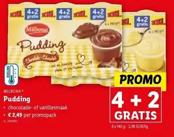 Lidl Pudding aanbieding