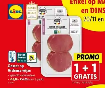 Lidl Oester op ardense wijze aanbieding