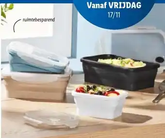 Lidl Set van 4 opvouwbare bewaardozen aanbieding