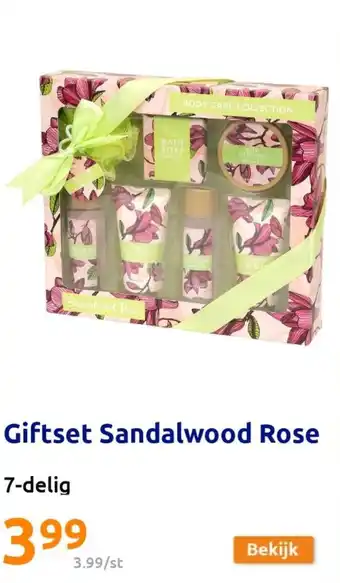 Giftset Sandalwood Rose 7-delig