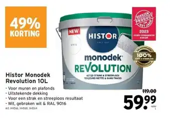 GAMMA Histor monodek revolution 10l aanbieding