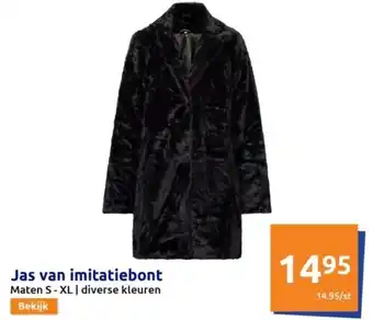 Action Jas van imitatiebont aanbieding