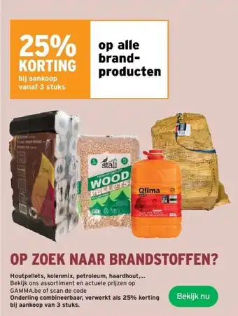 GAMMA Op alle brandproducten aanbieding