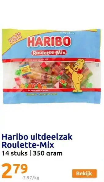 Action Haribo uitdeelzak roulette-mix aanbieding