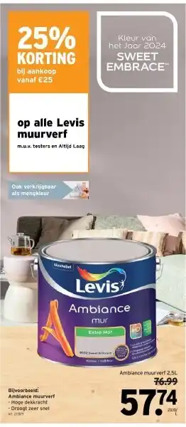 GAMMA Ambiance muurverf aanbieding