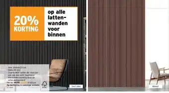 GAMMA Op alle lattenwanden voor binnen aanbieding