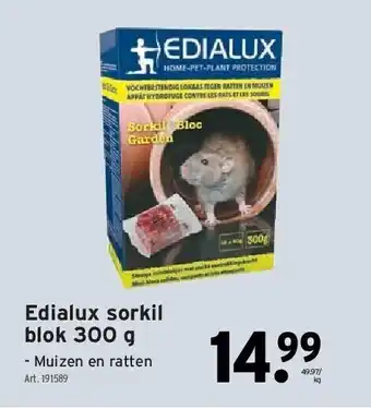 Edialux sorkil blok 300 g