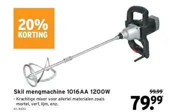 GAMMA Skil mengmachine 1016aa 1200w aanbieding