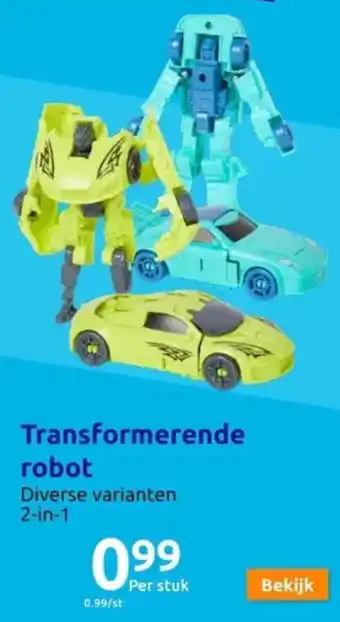 Action Transformerende robot aanbieding