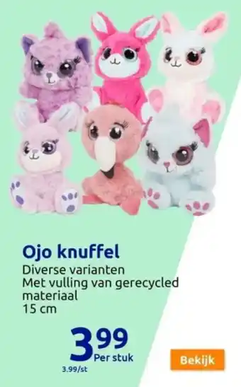 Action Ojo knuffel aanbieding