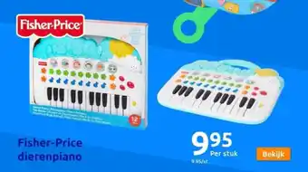 Action Fisher-Price dierenpiano aanbieding