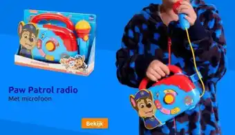 Action Paw Patrol radio aanbieding
