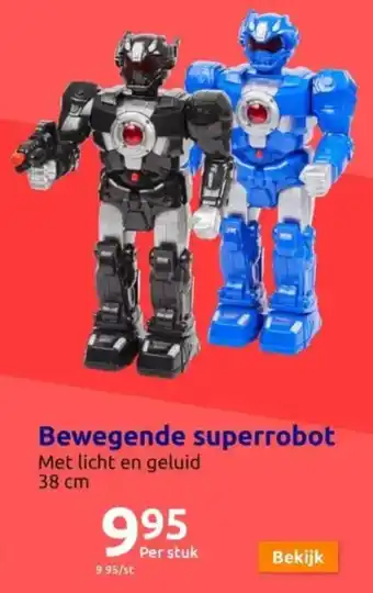 Action Bewegende superrobot aanbieding