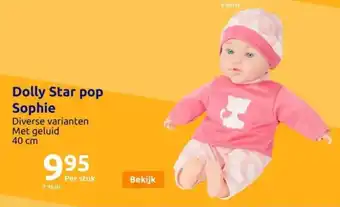 Action Dolly Star pop Sophie aanbieding