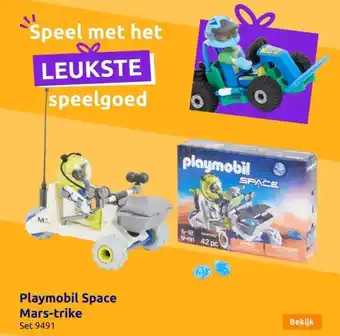 Action Playmobil Space Mars-trike aanbieding